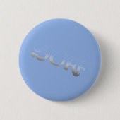 Badge Rond 5 Cm Bouton bleu surf estompé (Devant)