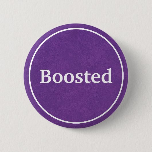 Badge Rond 5 Cm Bouton Boosted (Purple) (Devant)