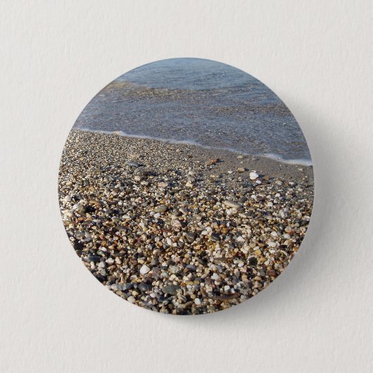 Badge Rond 5 Cm Bouton bord de mer (Devant)