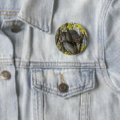 Badge Rond 5 Cm Bouton Boucles ratés (En situation)