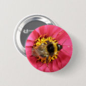 Badge Rond 5 Cm Bouton Bourdon (Devant & derrière)