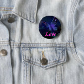 Badge Rond 5 Cm Bouton: Bouton d'amour (En situation)