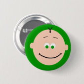 Badge Rond 5 Cm Bouton Bouton des Kapskids garçons Face aux yeux v (Devant & derrière)