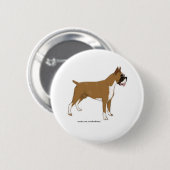 Badge Rond 5 Cm Bouton Boxer (Devant & derrière)