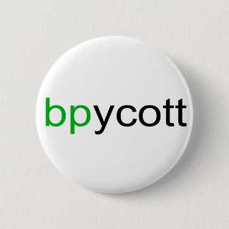 Badge Rond 5 Cm Bouton Boycott BP