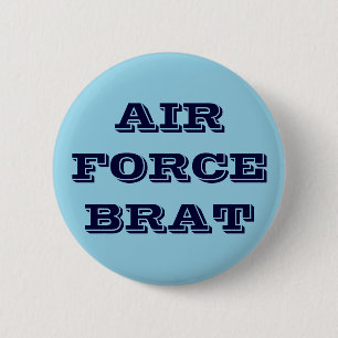 Badge Rond 5 Cm Bouton Brat de la Force aérienne