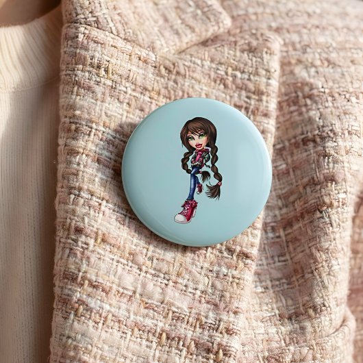 Badge Rond 5 Cm Bouton Bratz