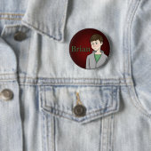 Badge Rond 5 Cm Bouton Brian Miller (En situation)