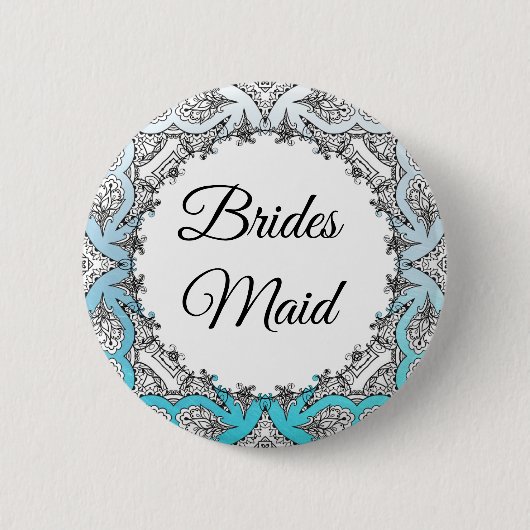 Badge Rond 5 Cm Bouton Bride to Be Bridesmaid Party (Devant)