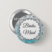 Badge Rond 5 Cm Bouton Bride to Be Bridesmaid Party (Devant & derrière)