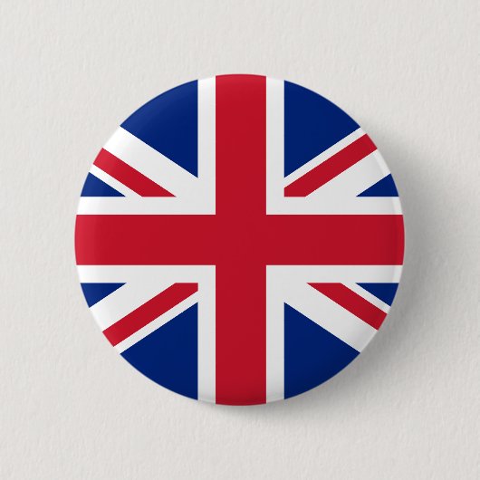 Badge Rond 5 Cm Bouton BRITANNIQUE de drapeau (Devant)