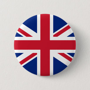 Badge Rond 5 Cm Bouton BRITANNIQUE de drapeau