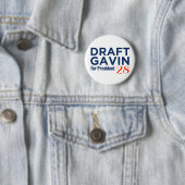 Badge Rond 5 Cm Bouton brouillon Gavin (En situation)