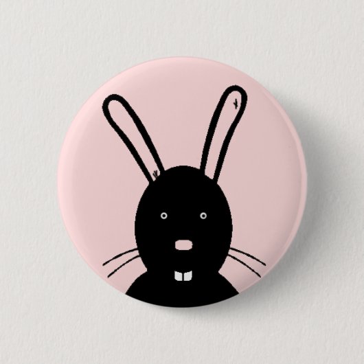 Badge Rond 5 Cm Bouton Bunny (Devant)