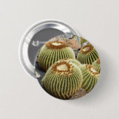 Badge Rond 5 Cm Bouton Cactus (Devant & derrière)