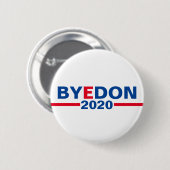 Badge Rond 5 Cm Bouton Campagne classique "Bye Don 2020" (Devant & derrière)