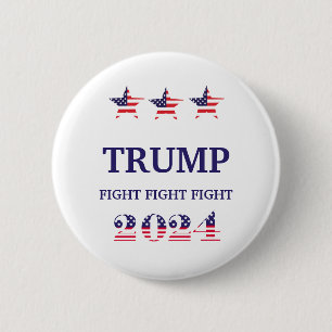 Badge Rond 5 Cm Bouton Campagne Donald Trump