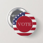 Badge Rond 5 Cm Bouton Campagne électorale (Devant & derrière)