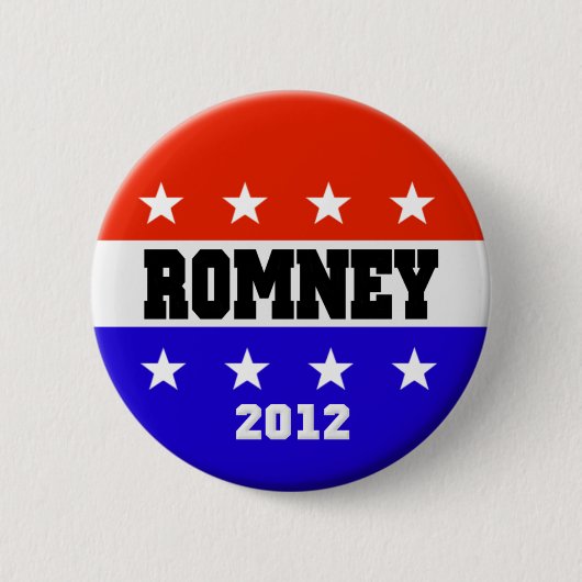 Badge Rond 5 Cm Bouton Campagne Mitt Romney (Devant)