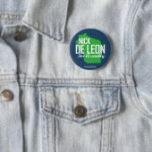 Badge Rond 5 Cm Bouton Campagne officielle (En situation)