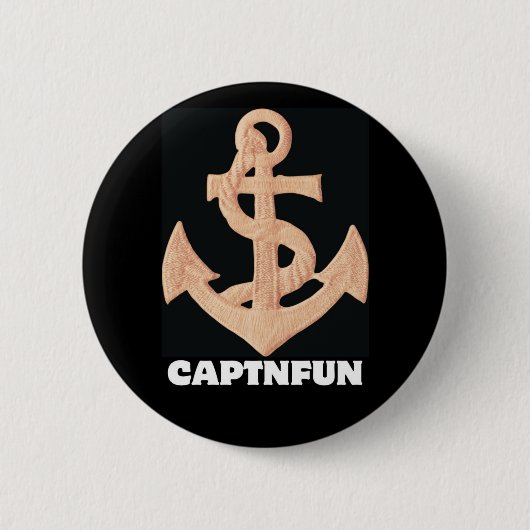 Badge Rond 5 Cm Bouton Captnfun (Devant)