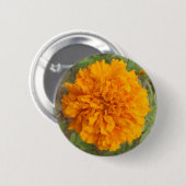 Badge Rond 5 Cm Bouton Carnation orange (Devant & derrière)