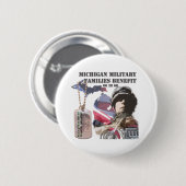 Badge Rond 5 Cm Bouton carré - customisé (Devant & derrière)