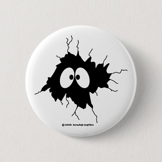 Badge Rond 5 Cm Bouton cassé (Devant)