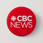 Badge Rond 5 Cm Bouton CBC News (Devant)