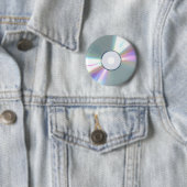 Badge Rond 5 Cm Bouton CD (En situation)