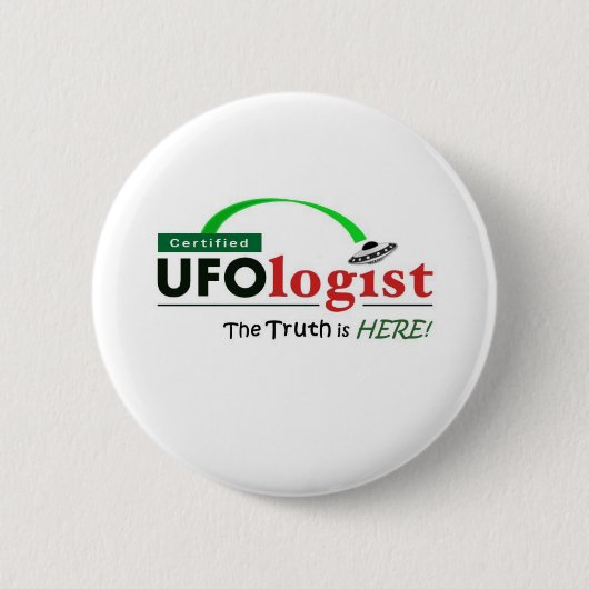 Badge Rond 5 Cm Bouton certifié d'UFOLogist (Devant)