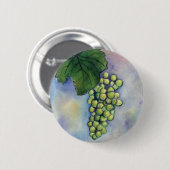 Badge Rond 5 Cm Bouton Chardonnay Vins (Devant & derrière)