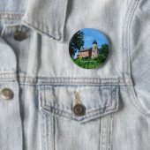 Badge Rond 5 Cm Bouton Charlotte Genesee Lighthouse (En situation)