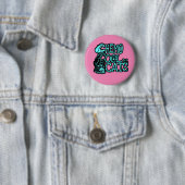 Badge Rond 5 Cm Bouton Chats cool Chemo (En situation)