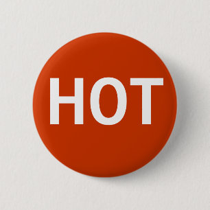 Badge Rond 5 Cm Bouton chaud