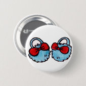 Badge Rond 5 Cm Bouton Chaussons (Devant & derrière)