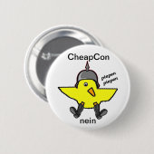 Badge Rond 5 Cm bouton cheapcon (Devant & derrière)
