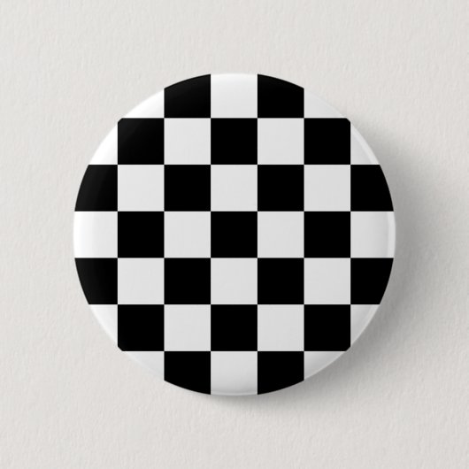 Badge Rond 5 Cm Bouton Checkered de Ska de deux tons (Devant)