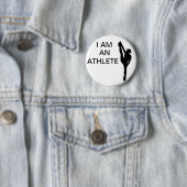 Badge Rond 5 Cm Bouton Cheerleading d'athlète (En situation)