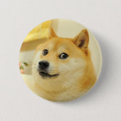 Badge Rond 5 Cm Bouton Chien Chien Pin (Devant)