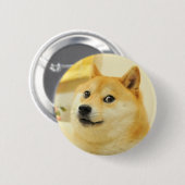 Badge Rond 5 Cm Bouton Chien Chien Pin (Devant & derrière)