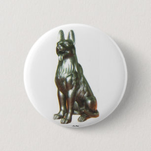 Badge Rond 5 Cm Bouton Chien - Gou - Chien