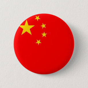 Badge Rond 5 Cm Bouton chinois de drapeau