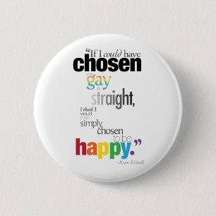Badge Rond 5 Cm Bouton choisi