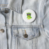 Badge Rond 5 Cm Bouton Chouette (En situation)
