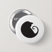 Badge Rond 5 Cm Bouton circulaire de chat (Devant & derrière)