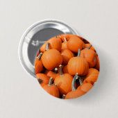 Badge Rond 5 Cm Bouton citrouille (Devant & derrière)