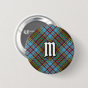 Badge Rond 5 Cm Bouton Clan Anderson Tartan