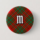 Badge Rond 5 Cm Bouton Clan Cumming Tartan (Devant)