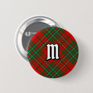 Badge Rond 5 Cm Bouton Clan Cumming Tartan